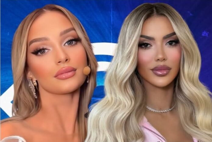 selin-ndalon-garen-per-te-ndihmuar-brikenen-pasi-rrezohet-gjate-sfides,-banorja-pasi-ngrihet-vazhdon-te-vrapoje